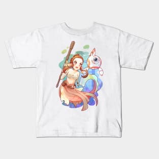 Fanart space mermaid Kids T-Shirt